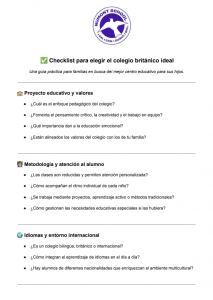Preguntas para elegir el mejor colegio para familias expatriadas en Madrid